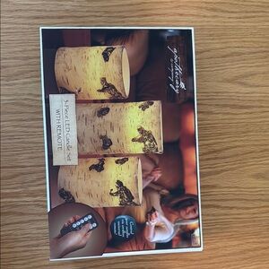 Candle set with remote